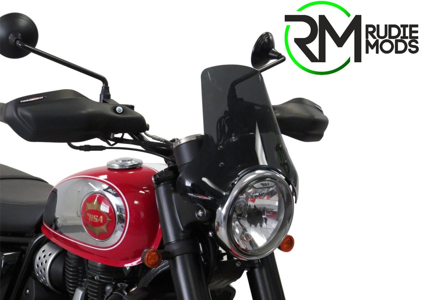 Light Screen wind fly deflector BSA ,GOLD STAR 650, 2022 To 2024 (230 MM)