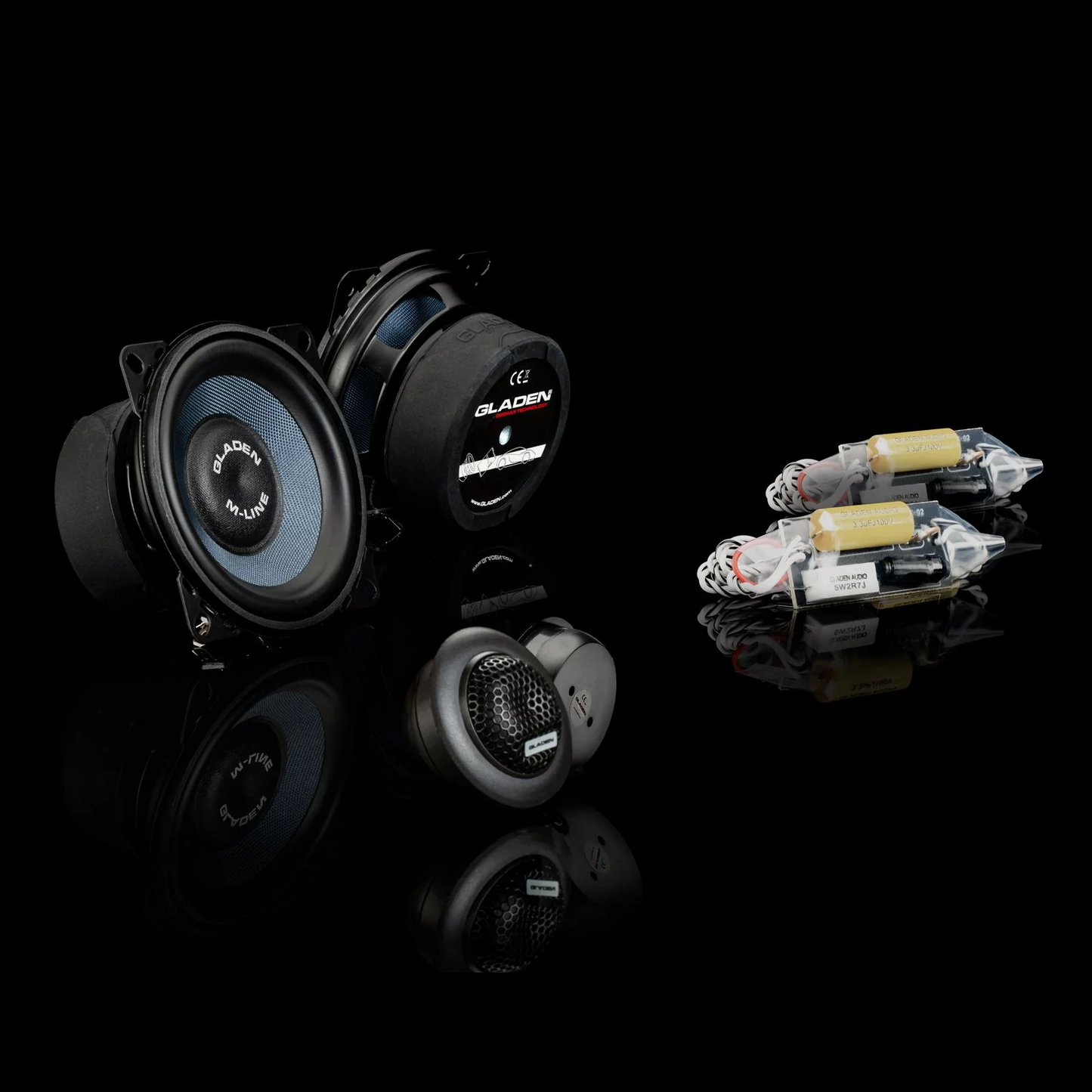 GLADEN M-LINE M 100 G2 2-WAY CAR COMPONENT SPEAKER SYSTEM