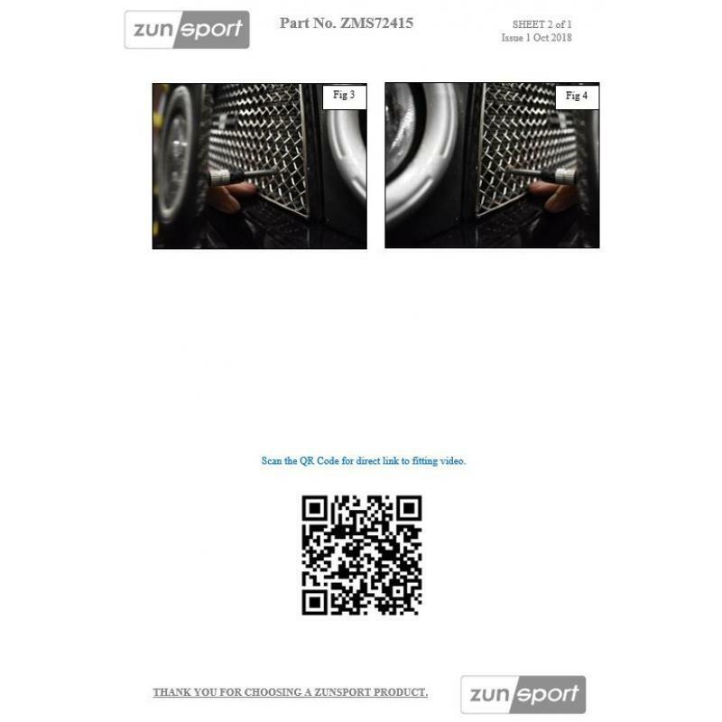 Zunsport Grille Black Mitsubishi L200 5th Gen - Front Grille Set 2015+