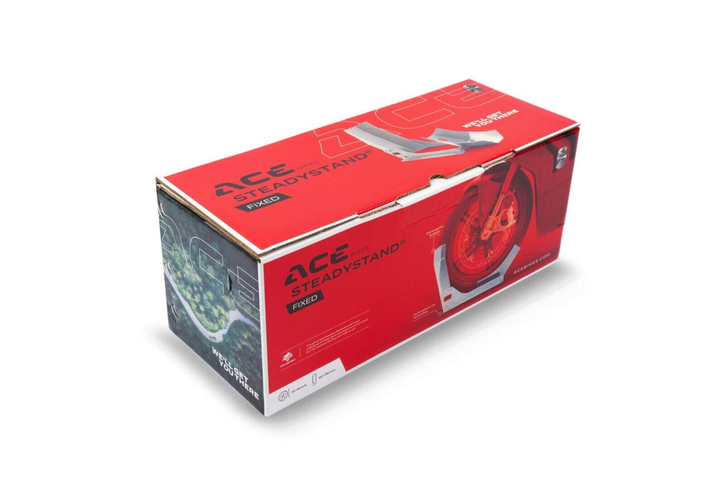 Acebikes motorbike front wheel stand support Steadystand FIXED