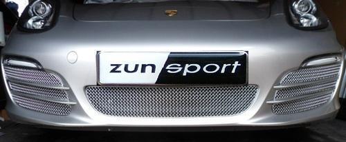 Zunsport Boxster 981 2012 On Front Rear Stainless Grille Without Parking Sensors