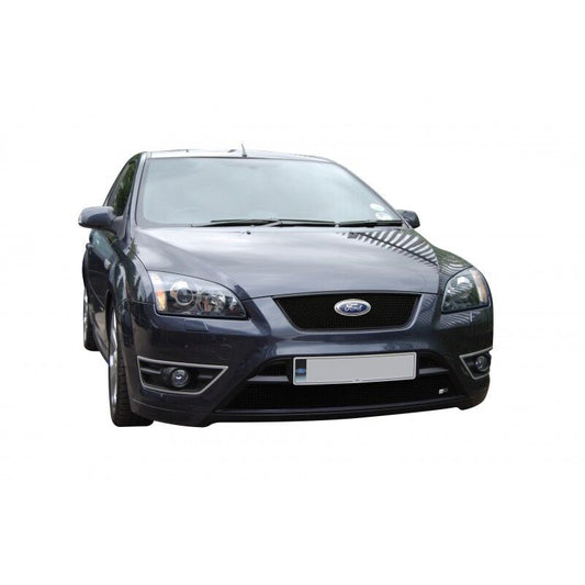Zunsport Ford Focus ST 2005-2007 Front BLACK Grille Set Upper and lower