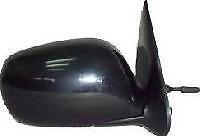 Fits Micra 93-02 black manual driver wing mirror complete