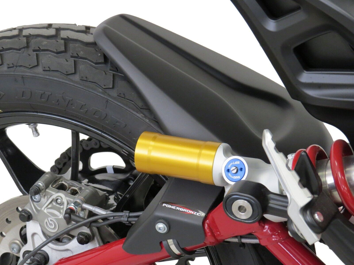 Hugger Rear Mud Splash Guard Fender INDIAN ,FTR1200 2019-2023 Carbon look