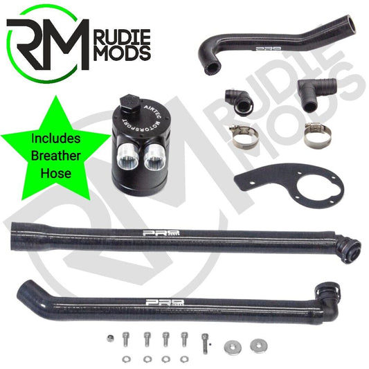 AIRTEC MOTORSPORT BREATHER CATCH CAN & BREATHER HOSE FOR MINI R56 COOPER S