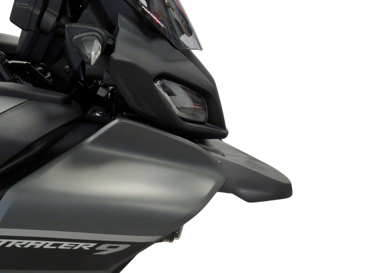 Beak front spray mud guard cover Yamaha TRACER 9, GT, 2021 - 2023 MATTE BLACK