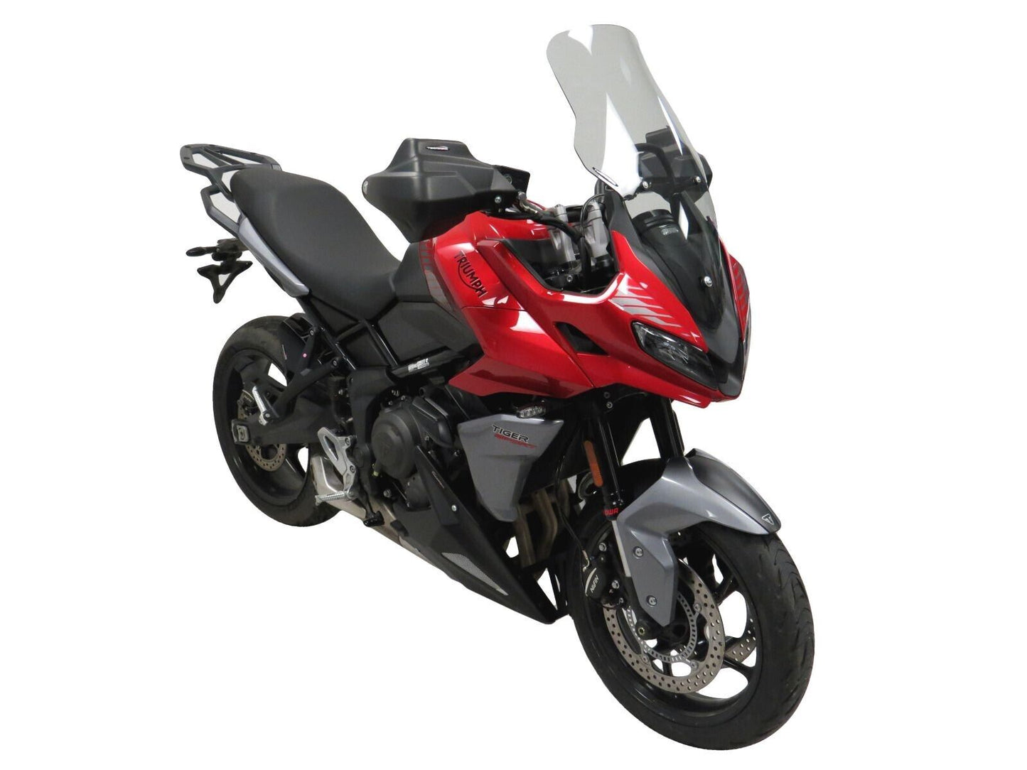 Belly Pan lower TRIUMPH Trident 660, Tiger Sport 660GLOSS BLACK - SILVER MESH