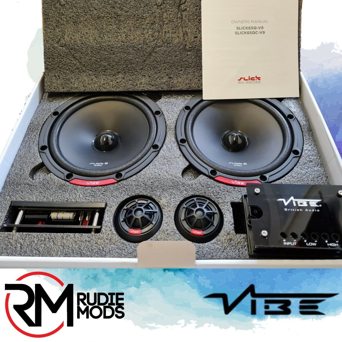 Vibe Slick 6 Inch Sound Quality Component Speakers
