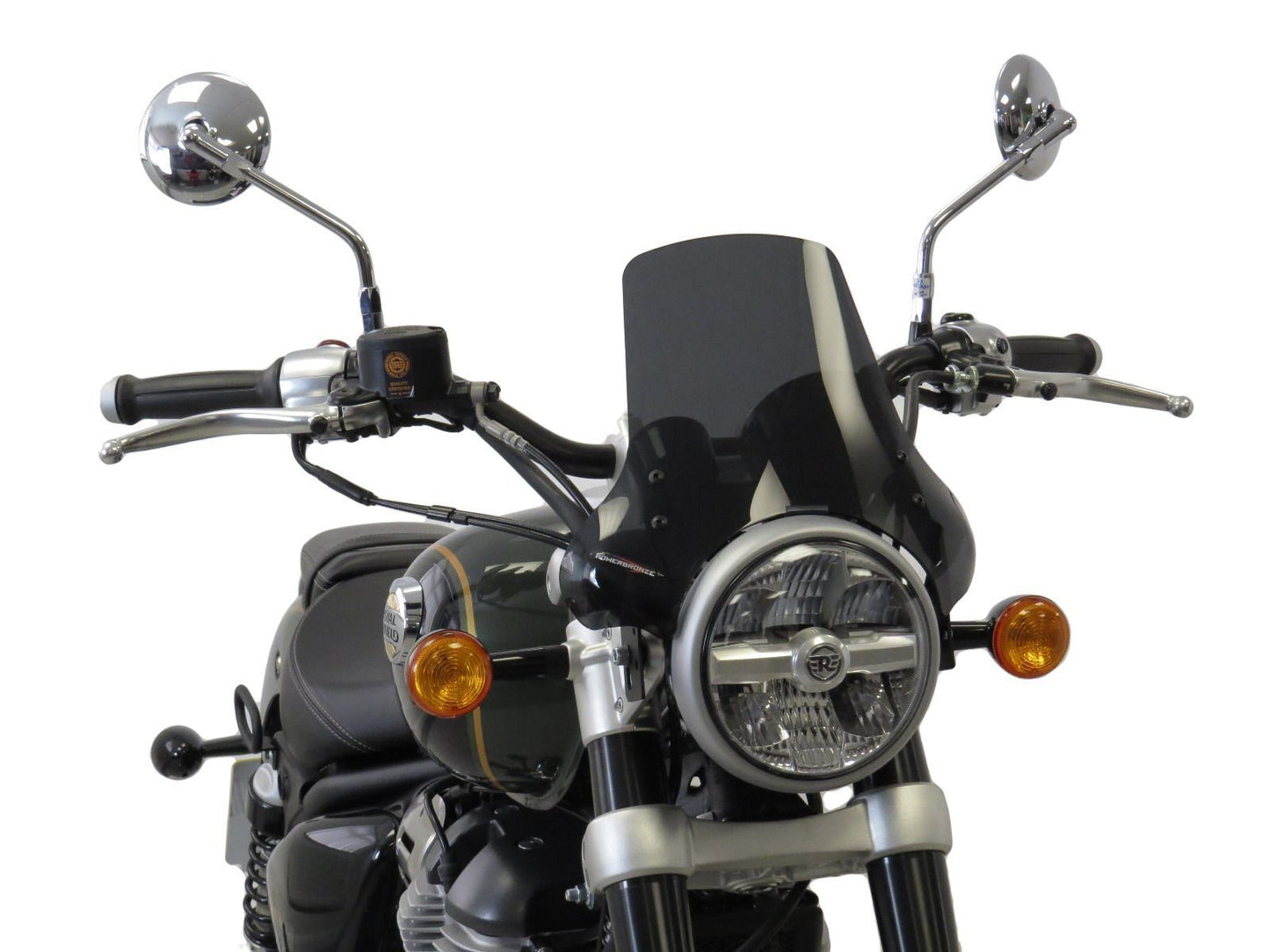 LIGHT SCREEN, WIND DEFLECTOR ROYAL ENFIELD ,SUPER METEOR 650 (230MM HIGH)