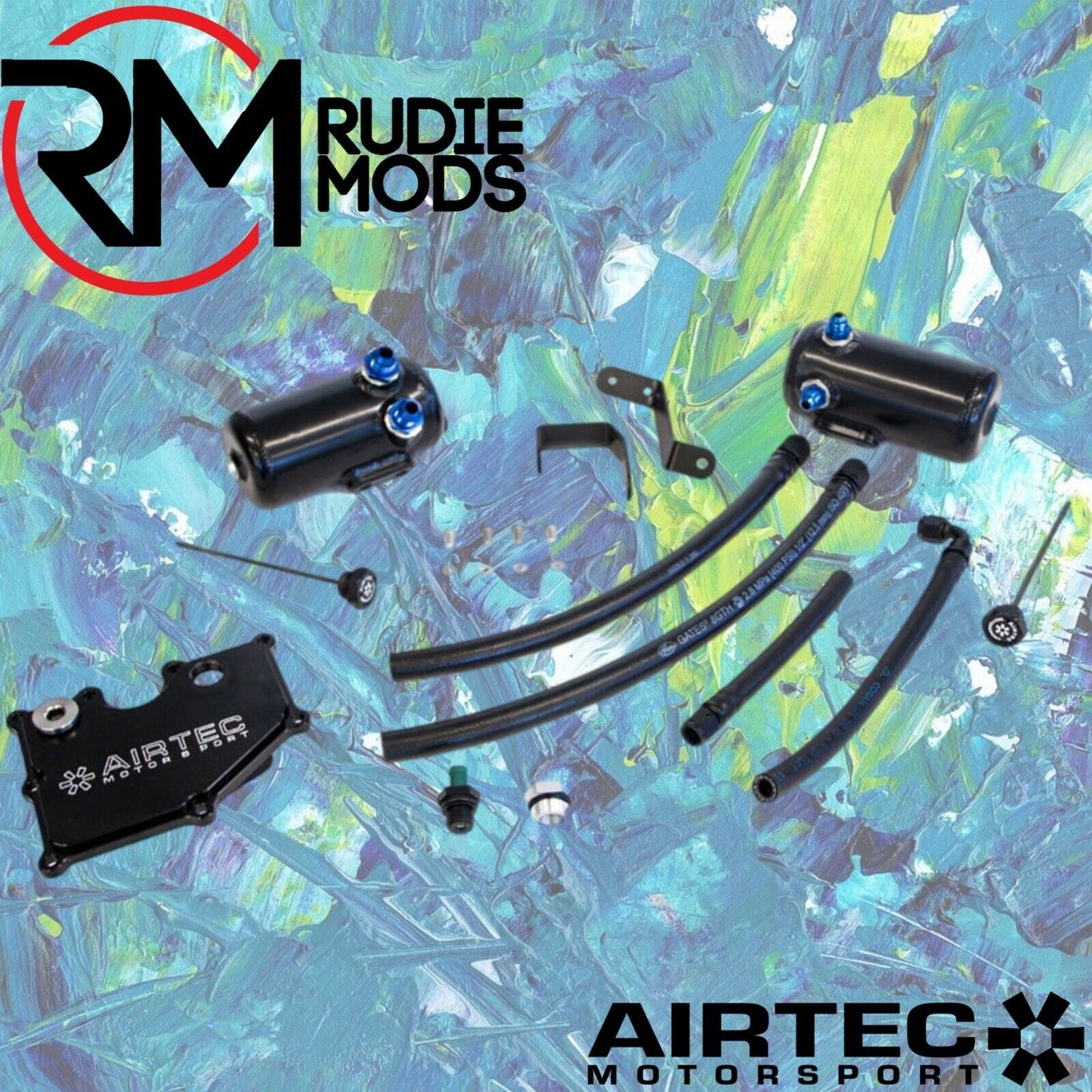 AIRTEC MOTORSPORT OIL BREATHERS FOR MK3 FOCUS RS FULL KIT