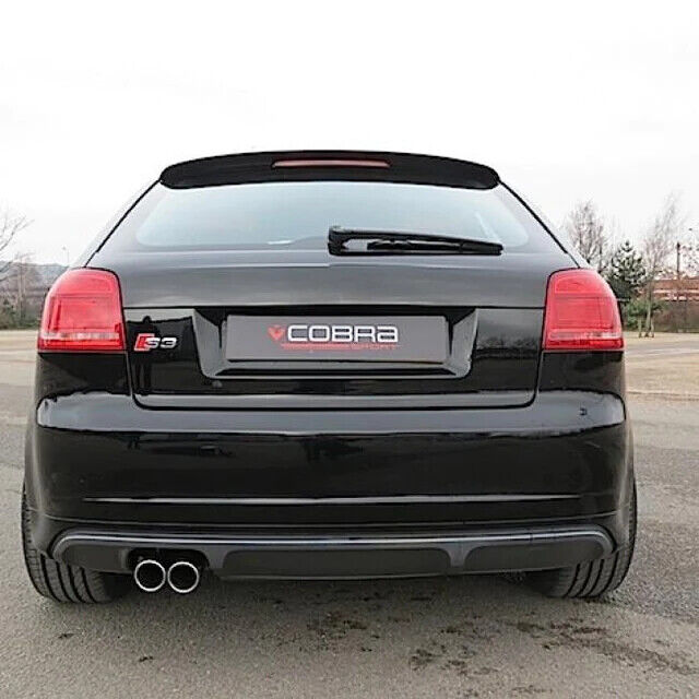 COBRA SPORT Audi S3 8P 3dr 2006-12 Cat Back Performance Exhaust Resonated