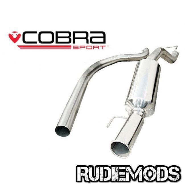 Cobra Sport Vauxhall Corsa D Sri Stainless Steel Cat Back Exhaust System Non Res