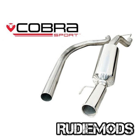 Cobra Sport Vauxhall Corsa D Sri Stainless Steel Cat Back Exhaust System Non Res