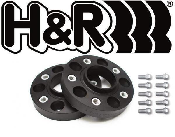 H&R Black 20mm Hubcentric Wheels Spacers 5x120 to fit BMW Z4 02-08 and 09 on