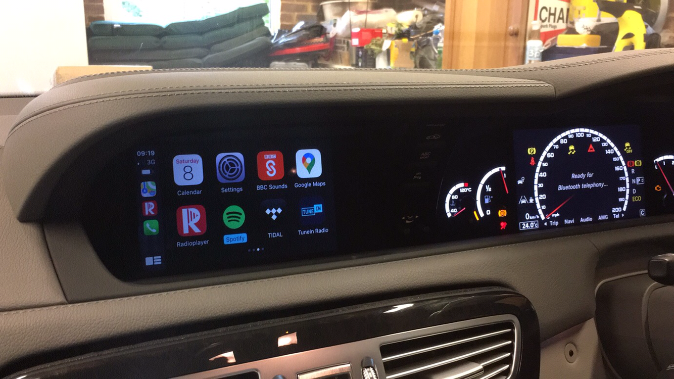 MERCEDES BENZ S Class W221 2006-2012 CARPLAY AND ANDROID AUTO UPGRADE KIT
