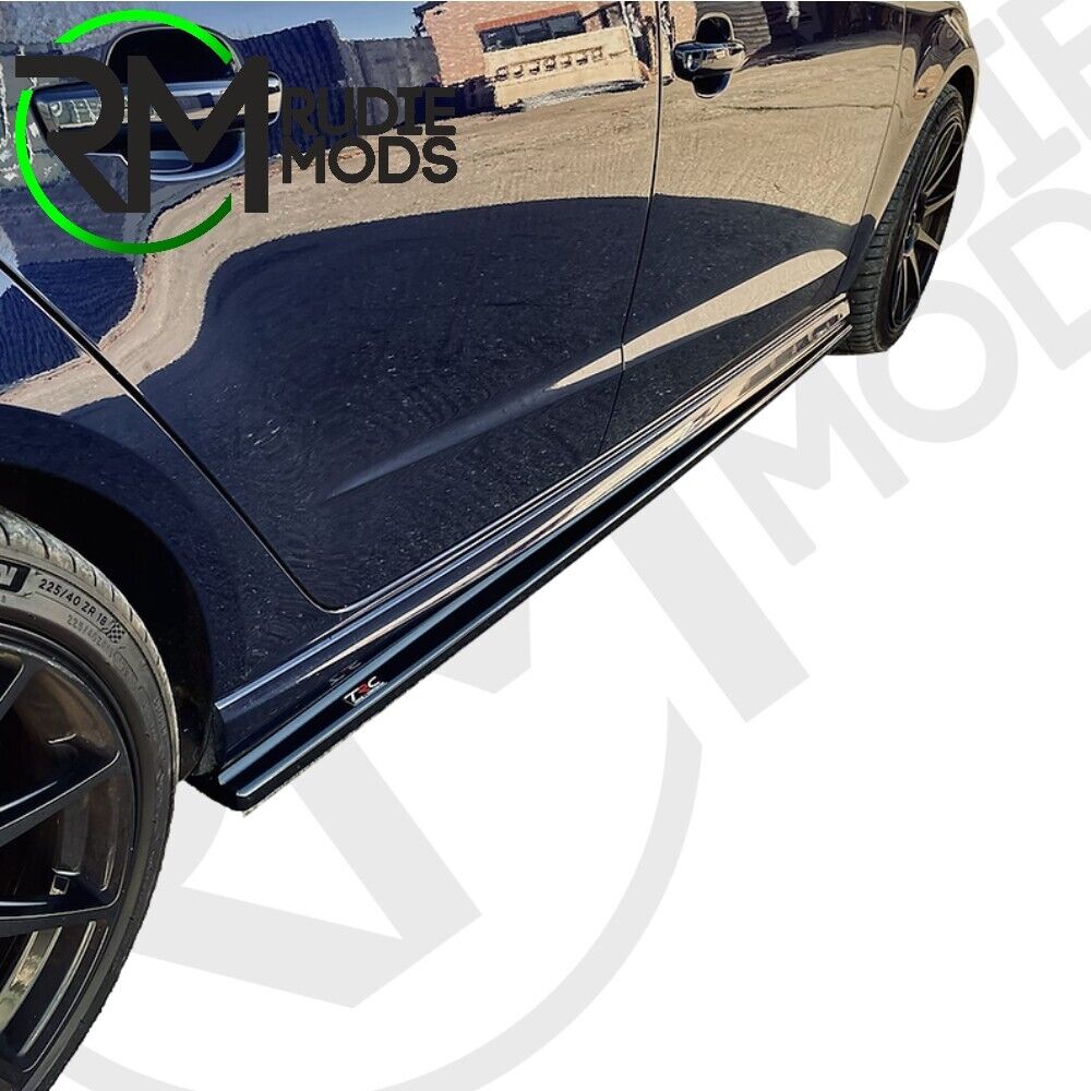 SIDE SKIRT SPLITTERS DIFFUSERS CAR Audi S3 / A3 8V S-Line Sportback (5dr)