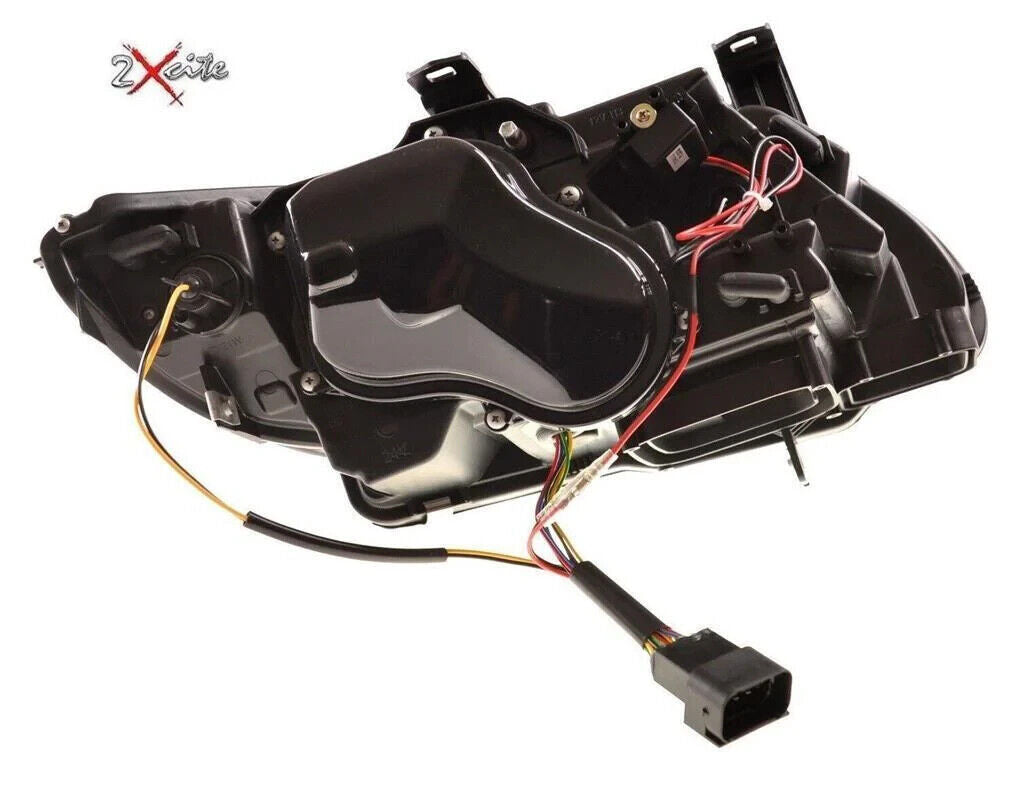 BMW 3 Series E92 E93 2007-10 Black LED 3D DRL Xenon Headlights