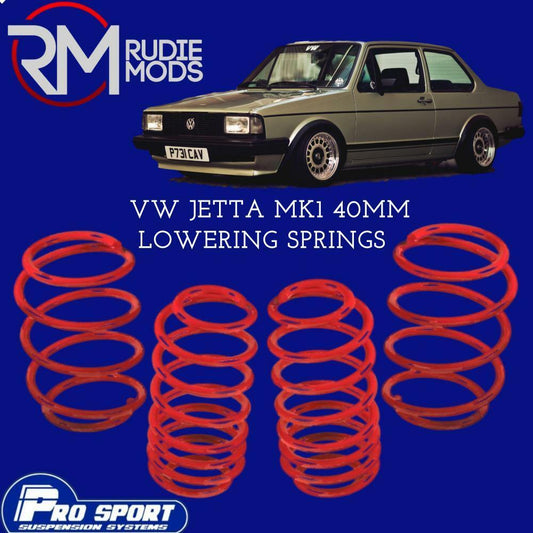 ProSport Lowering Springs for VW Jetta MK1 Hatchback Authorised Dealer 120344