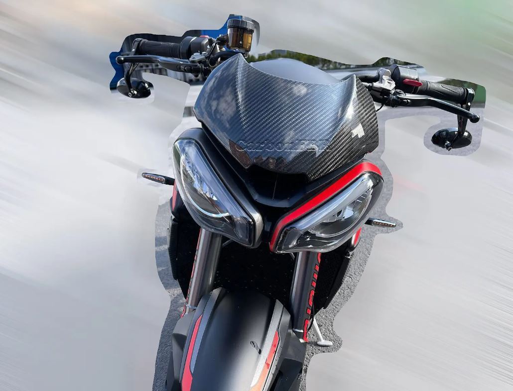 carbon fibre Triumph Street Triple 2020 - onwards Flyscreen front Cowl carbonFBR