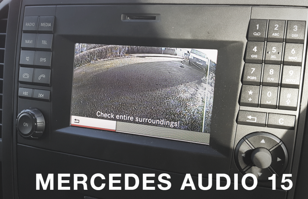 Reverse Camera Integration Kit to fit VW Crafter 2012-2017 with Audio 15 fitted