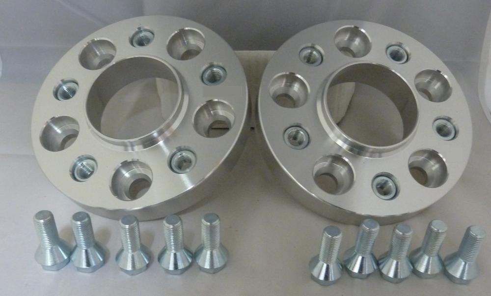 Audi CAR 5x112 57.1 to BMW 5x120 20mm Hubcentric PCD Adaptors - Steel Inserts