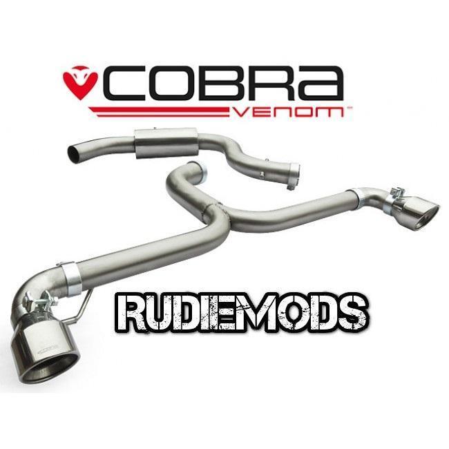Cobra Sport VW Golf GTi MK6 Sport Stainless Exhaust Cat Back System Venom