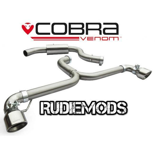 Cobra Sport VW Golf GTi MK6 Sport Stainless Exhaust Cat Back System Venom