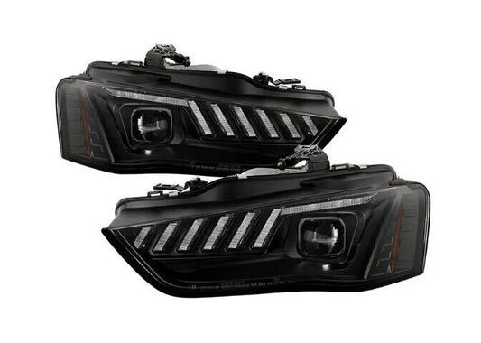 Audi A4 B8.5 2012-16 Black DRL Sequential Indicators - Xenon