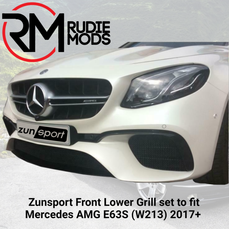 Zunsport Front Lower Grill set to fit Mercedes AMG E63S (W213) 2017+
