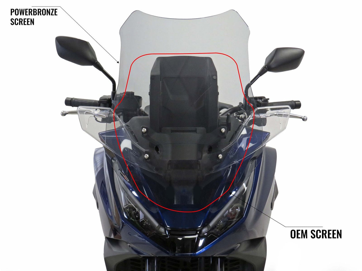 Touring Screen wind deflector cowl HONDA NT1100 2025 To Present (665 MM HIGH)