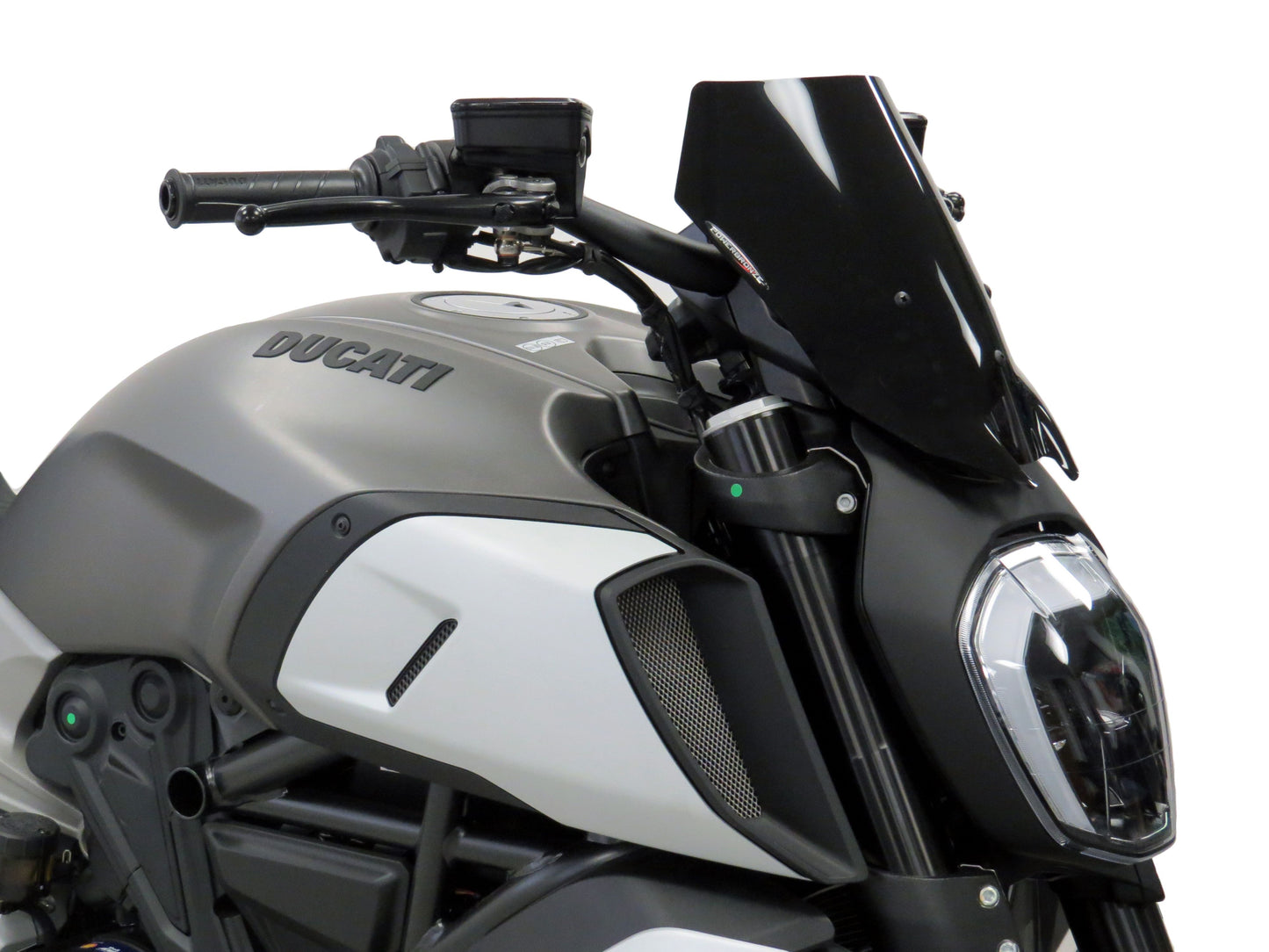 Light Screen wind fly cowl window deflector 300mm DUCATI DIAVEL 1260, 1260S