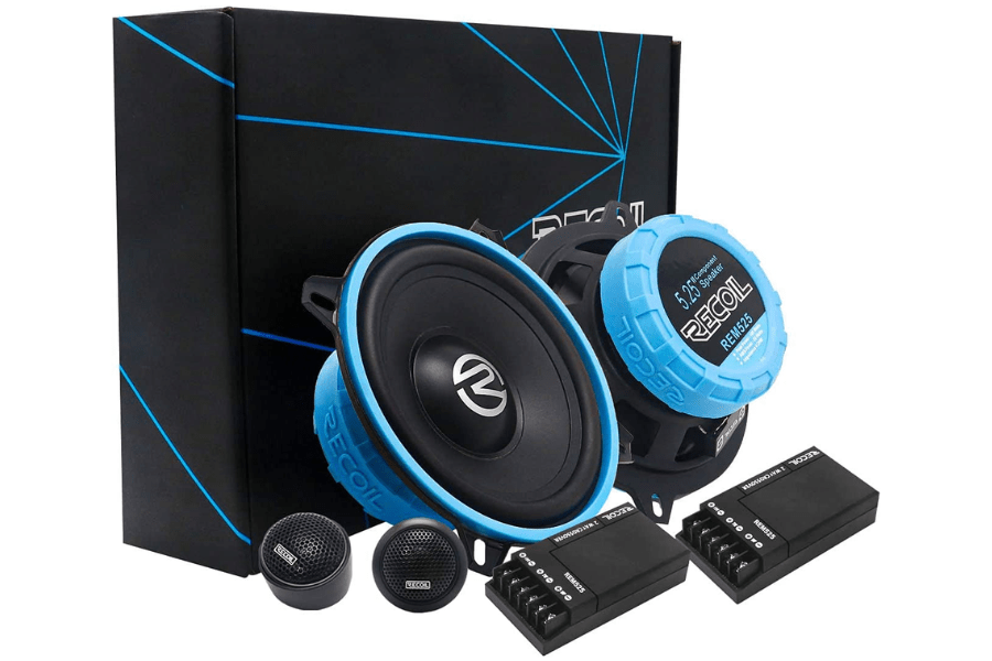 speakers component 130mm (5.25 inch) 160 watt PAIR REM525 RECOIL Echo-Series