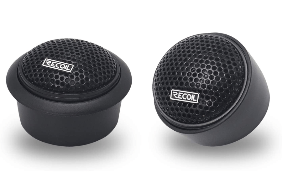 Component speakers 165mm & 10 inch amplified underseat subwoofer RECOIL