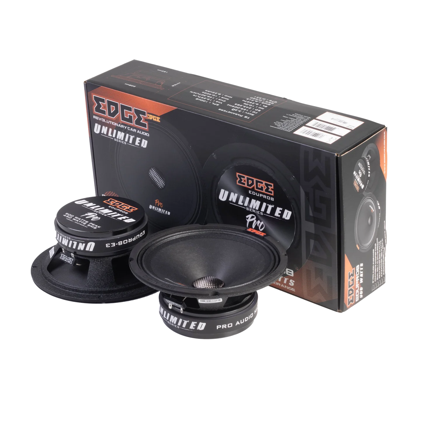 Edge EDUPRO8 Pro Midrange 8" Woofer - Pair