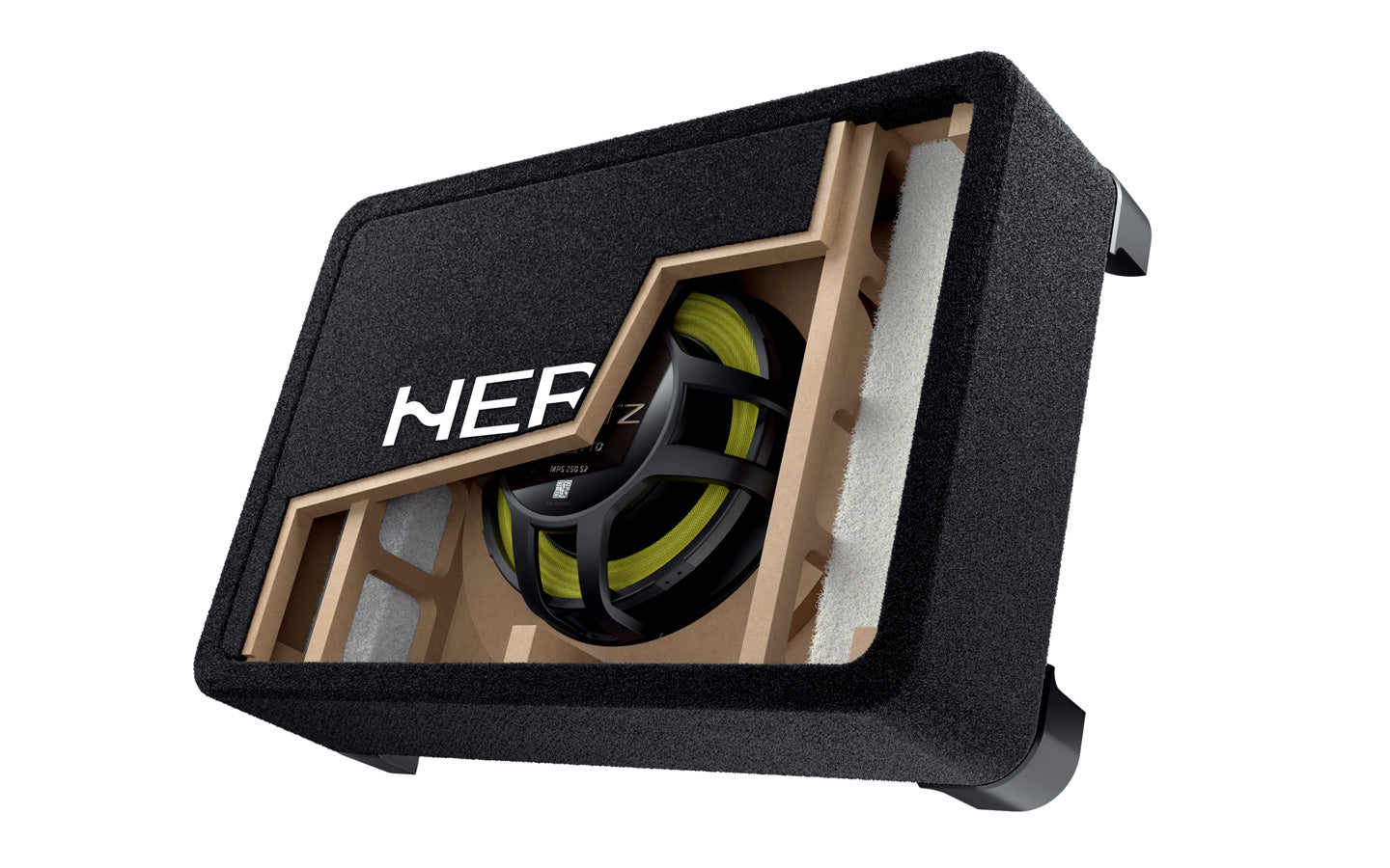 Hertz Mille Pro MPBX 250 S2 10" Super-Shallow Subwoofer in Enclosure