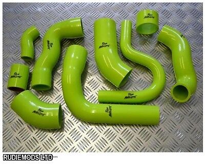Ford Focus MK2 RS 9 Piece Boost and Induction Silicone Hose Kit Roose Motorsport