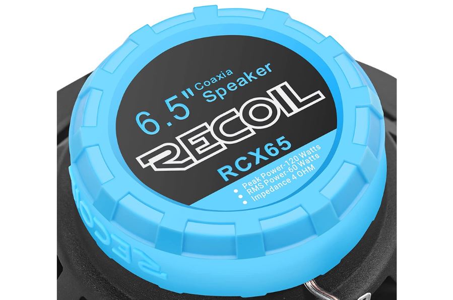 speakers coaxial car 165mm 6.5" 200 watt full-range PAIR RCX65 RECOIL Echo-Series