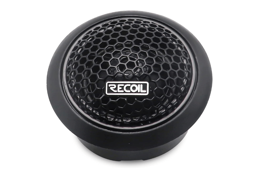 tweeter and triple-level tweeter crossover set Recoil Echo-Series RET1 1 inch silk dome (PAIR)
