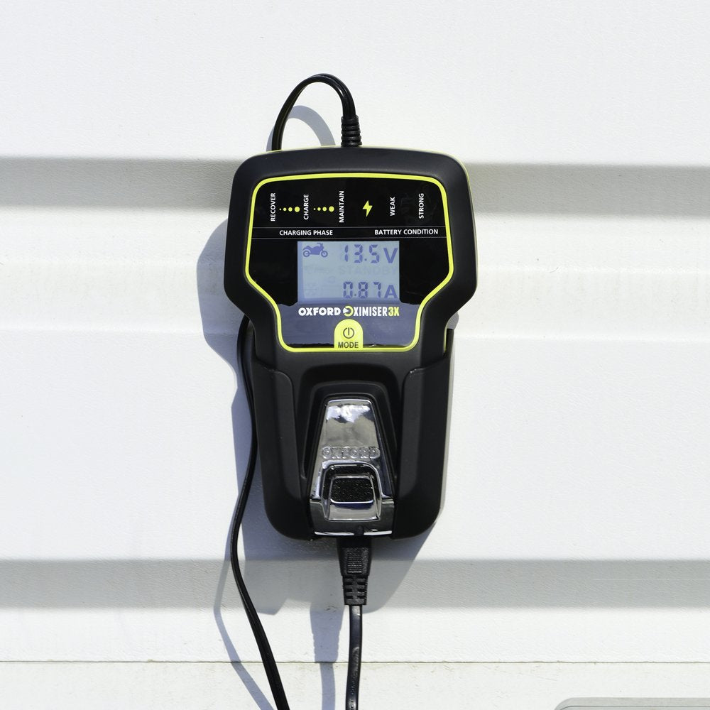 Battery management Charger System Oximiser 3x Motorcycle 12V Oxford EL200