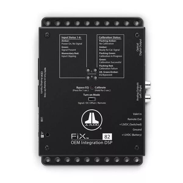 JL Audio DSP FIX-82 8 Channel Car Audio Signal Processor