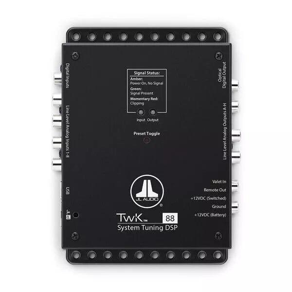 JL Audio DSP TwK-88 8 Channel Car Audio Signal Processor