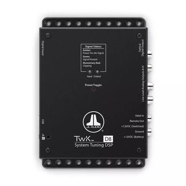 JL Audio DSP TwK-D8 8 Channel Car Audio Signal Processor