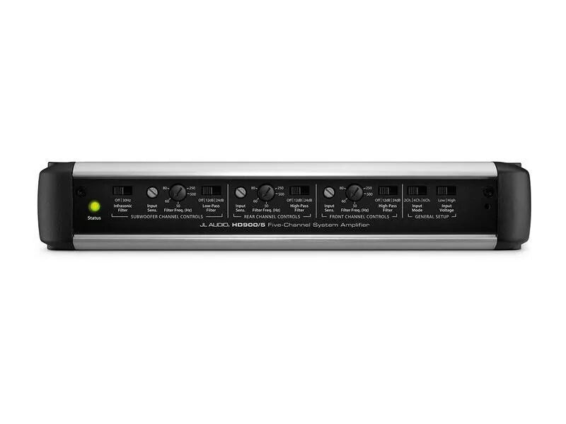 JL Audio HD900/5 5-Channel Class D System Amplifier, 100 W x 4 + 500 W x 1