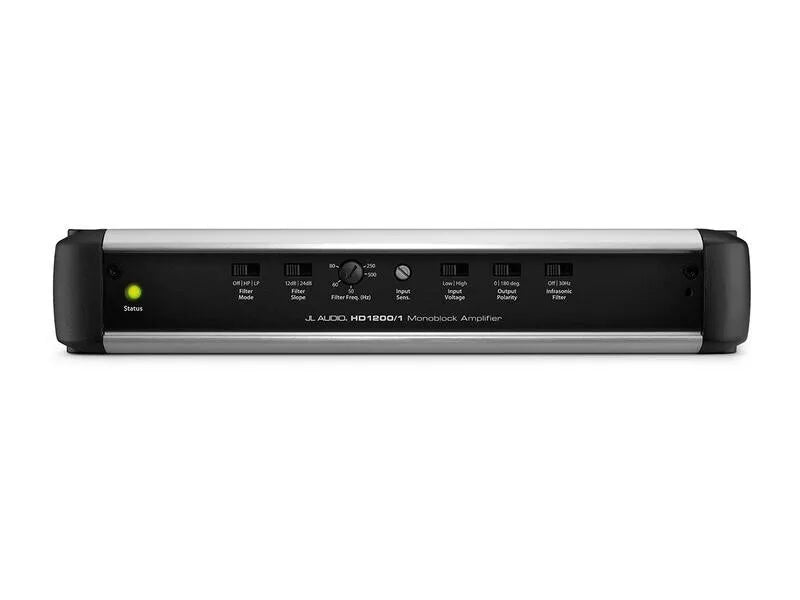 JL Audio HD1200/1 Monoblock Class D Wide-Range Amplifier, 1200 W x 1 @ 1.5-4 Ω