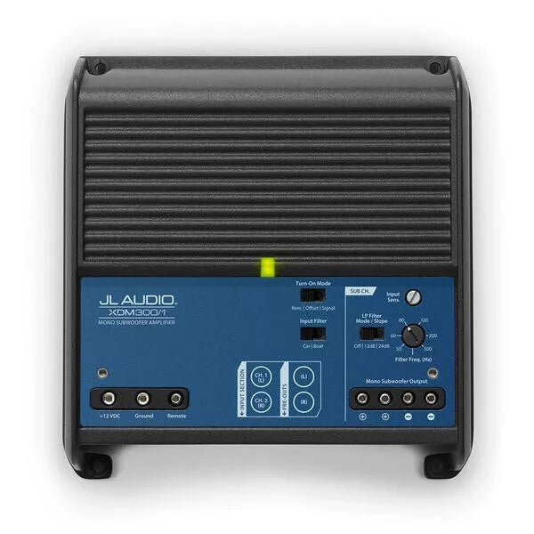 JL Audio XDM300/1 Monoblock Class D Car/Marine Subwoofer Amplifier 14.4V