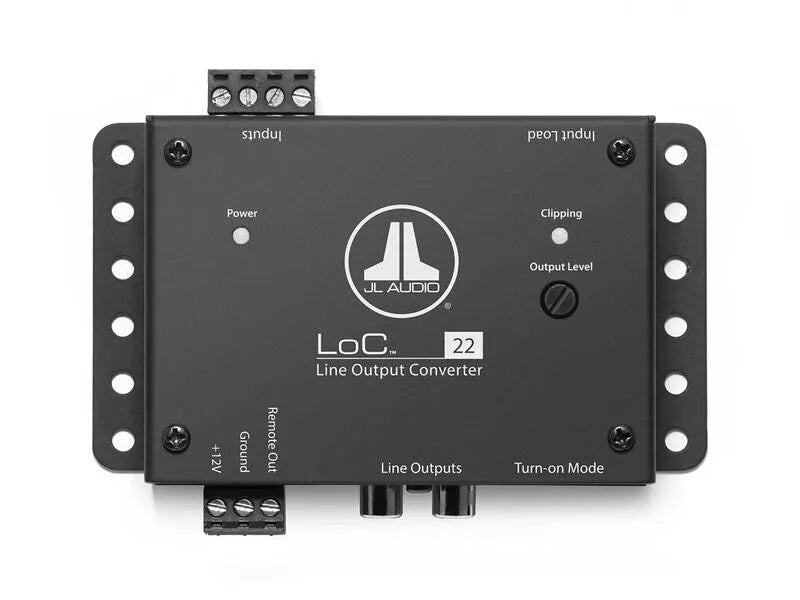 JL Audio LoC-22 Fully Active 2 Channel Speaker Level to Line Output Converter