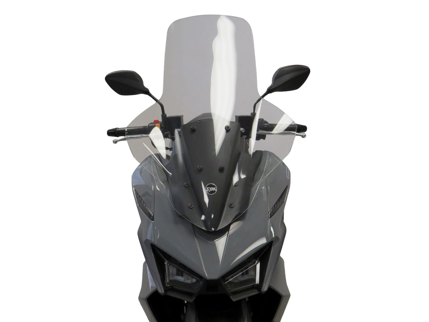 Scooter Screen wind fly deflector SYM JET X, 21-25 (WITH HAND BLISTERS 710 MM HIGH)