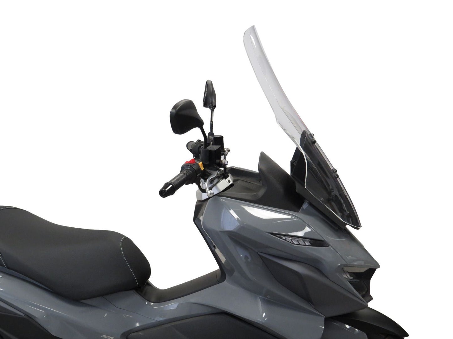 Scooter Screen wind fly deflector SYM JET X, 21-25 (WITH HAND BLISTERS 710 MM HIGH)