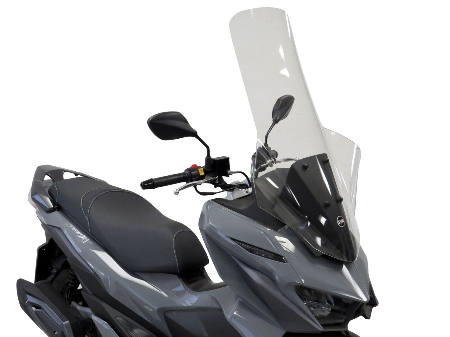 Scooter Screen wind fly deflector SYM JET X 21-25 WITH HAND BLISTERS 810 MM HIGH