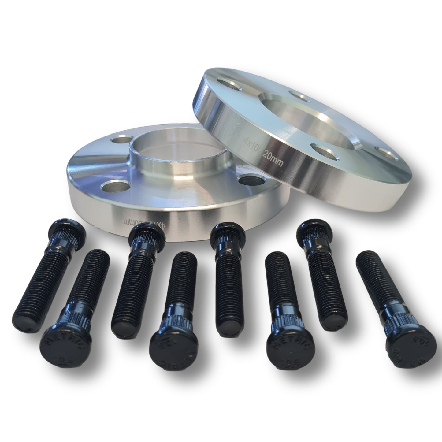 Hubcentric Wheel Spacers 4x108 63.3CB 20mm ford taunus TVR Chimaera Griffith extra long m12 bolts (Copy)